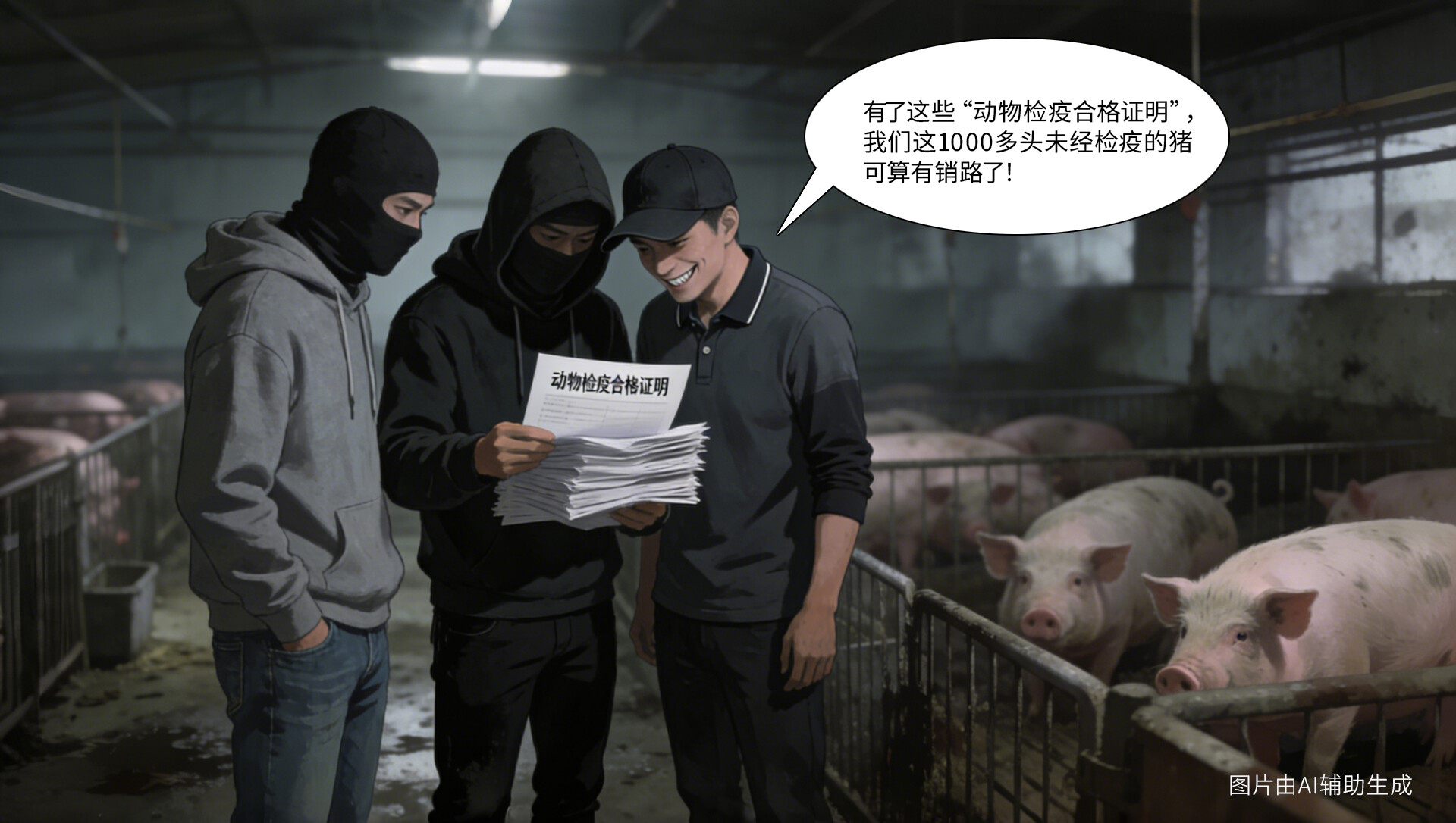 百张假证“洗白”千头生猪——湘潭检察守护餐桌安全，7人买卖假证获刑